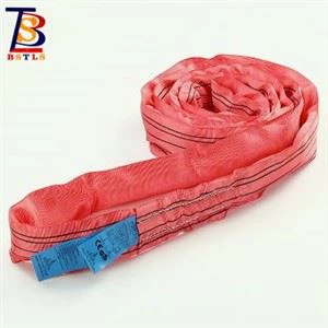 5t polyesterlyftande mjuk ändlös rund sele