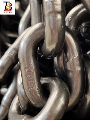 Högspänning G80 legering stål svart oxid länkkedja